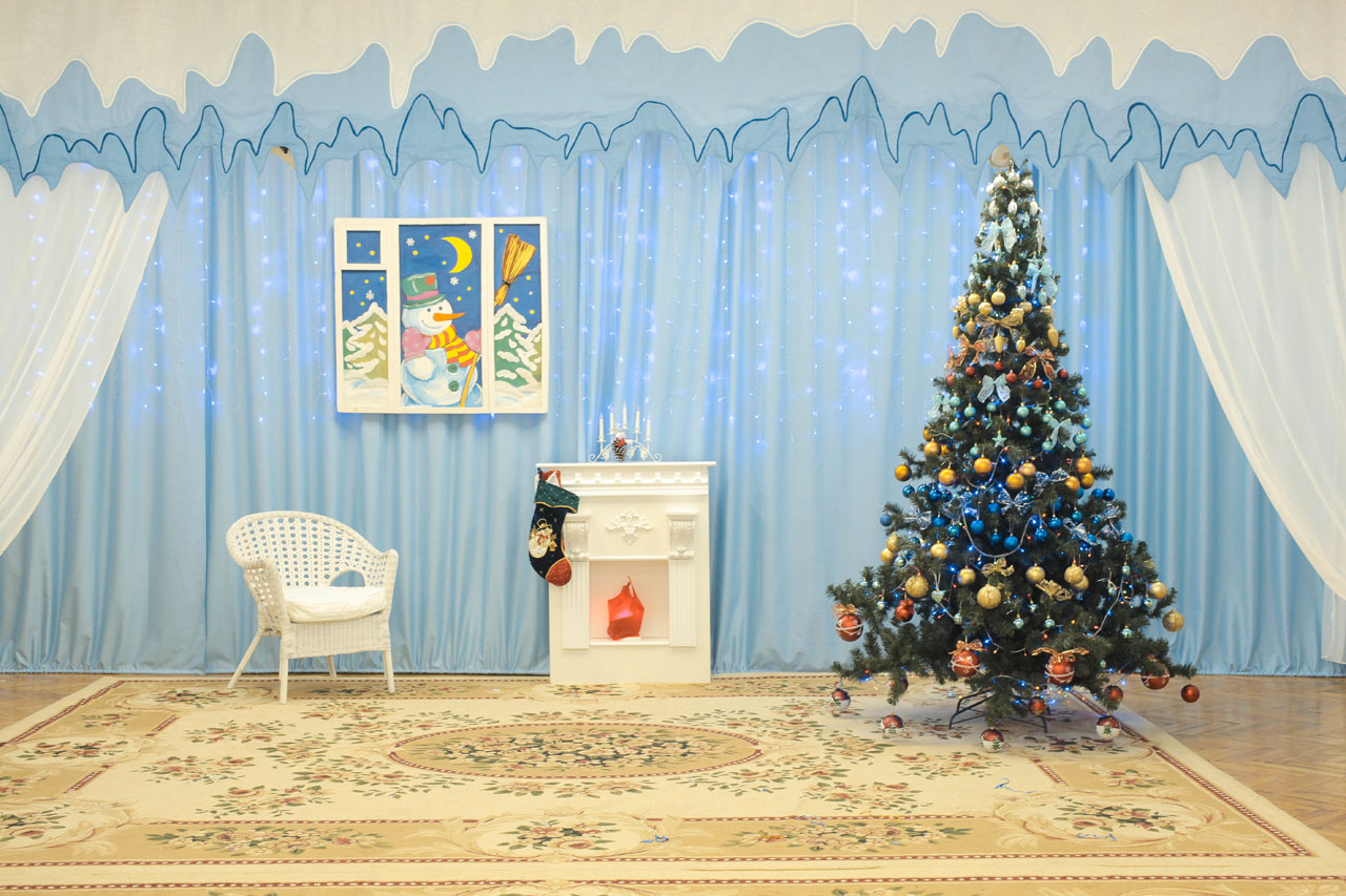 rideaux pour la décoration de la maternelle