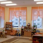 rideaux pour les options de photo de la maternelle