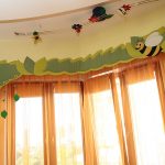 Rideaux pour les options de photo de la maternelle