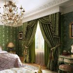 rideaux verts