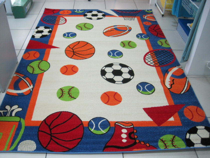 tapis dans les idées de conception de pépinière
