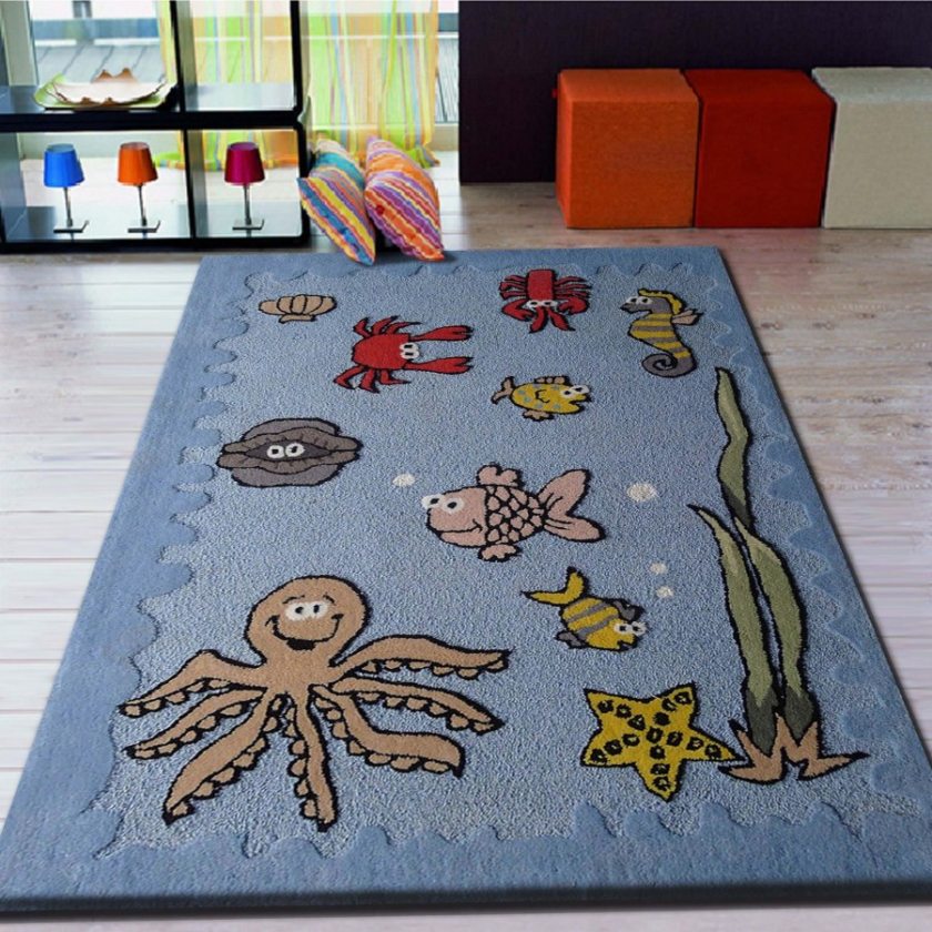 tapis dans la chambre des enfants