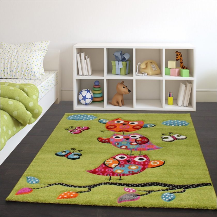 tapis dans la chambre des enfants