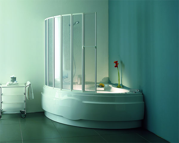 cloison à la salle de bain