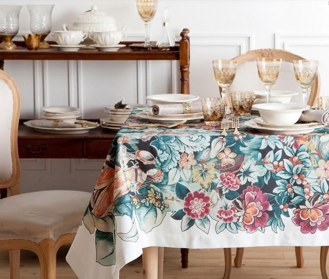 nappe sur les idées de design de table