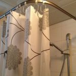 rideau d'angle en tissu