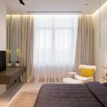 rideaux de style moderne dans la chambre