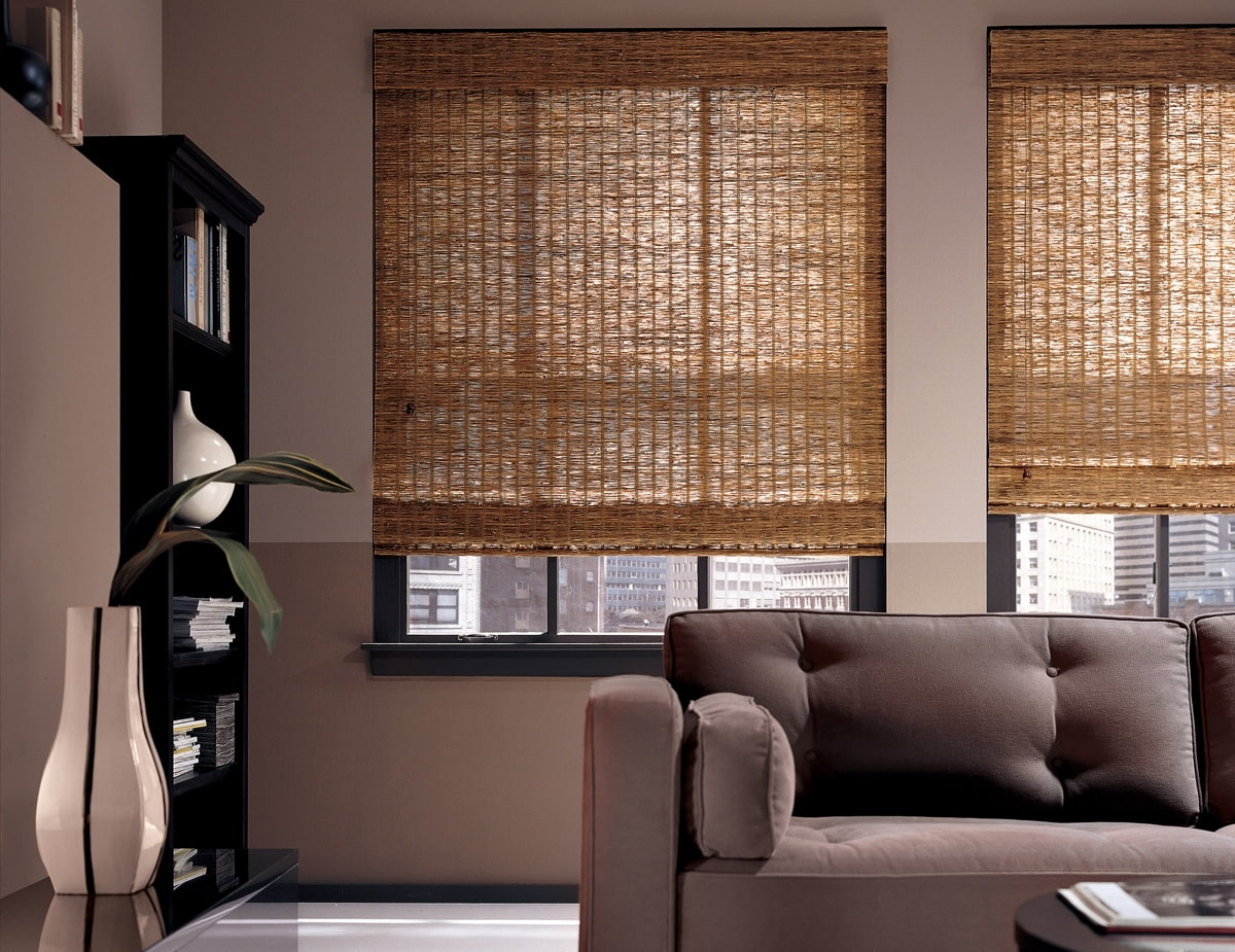 idee di arredamento di tende di bambù