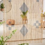idee di design di tende di bambù