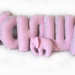 lettres oreiller design