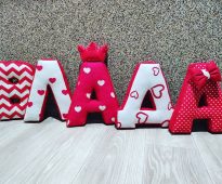 lettres oreiller photo