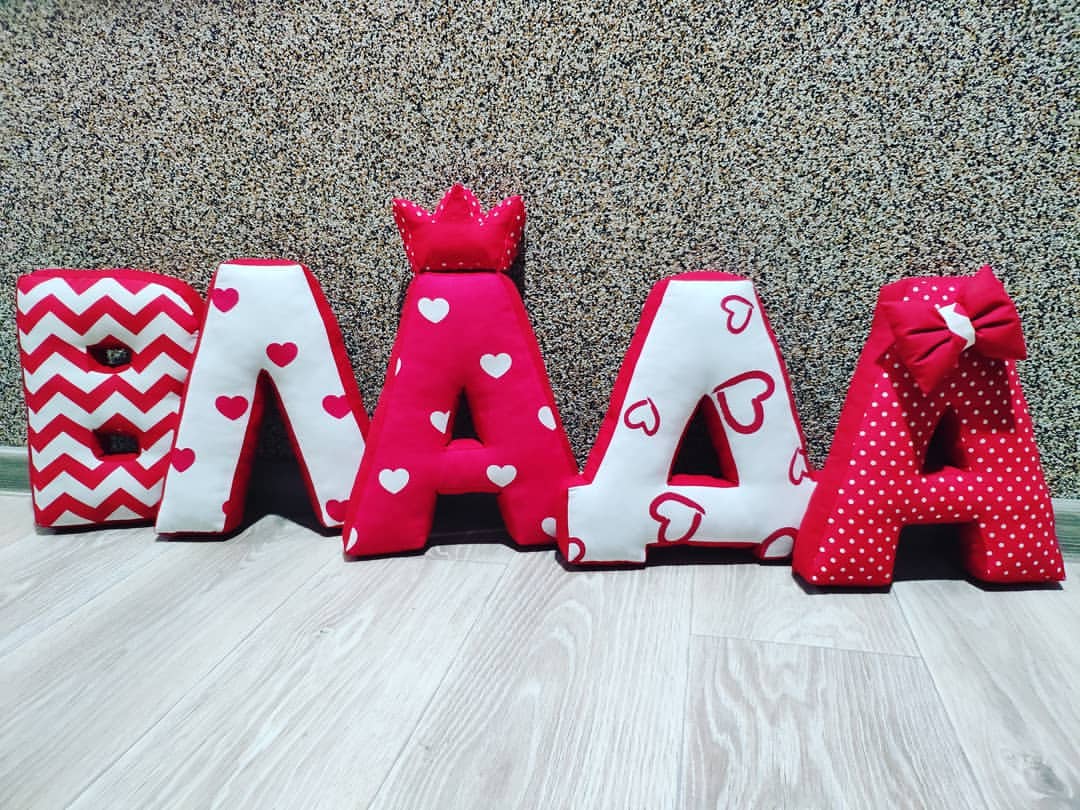 lettres oreiller photo
