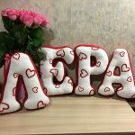lettres d'oreiller