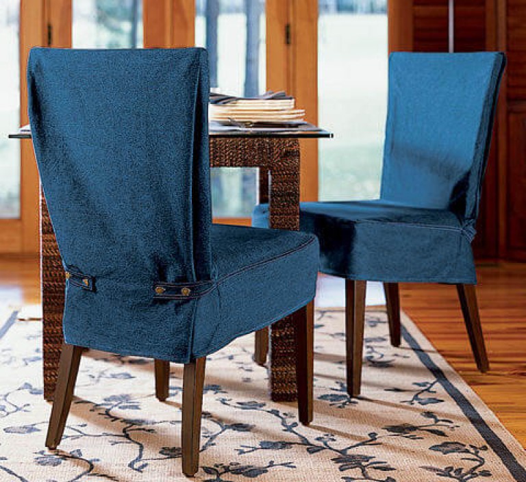 housses de chaise avec dossier pour la cuisine