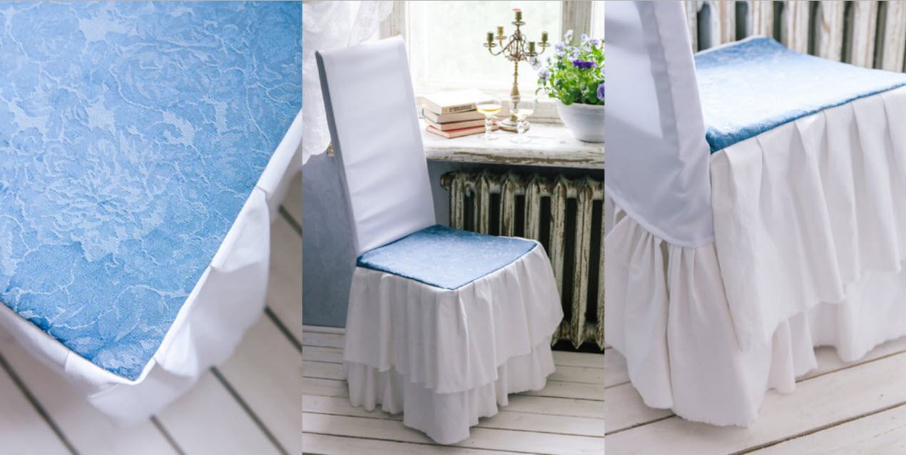 housses de chaise avec photo arrière