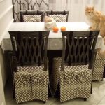 couvre-chaises avec dossier