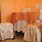 housses de chaise avec idées de décoration de dossier