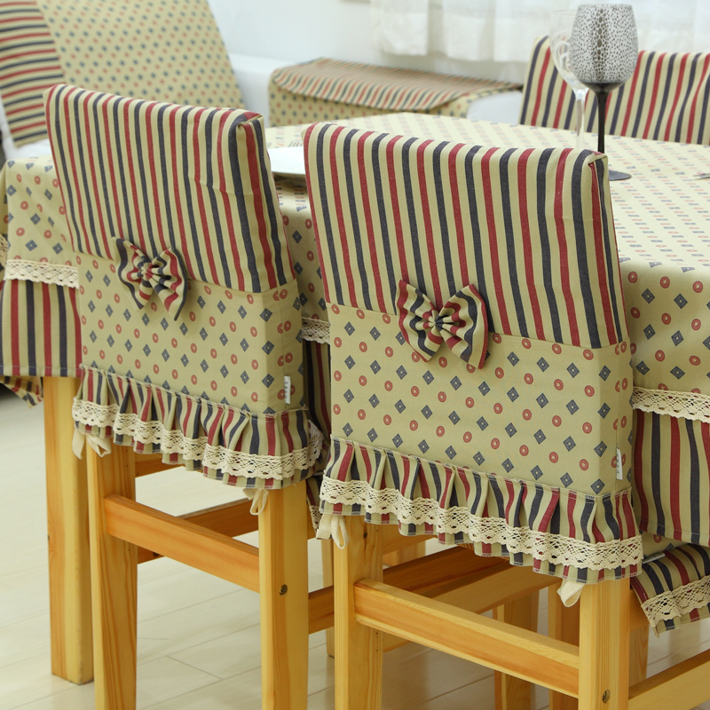 housses de chaise avec dossier en lin
