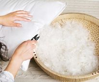 nettoyage des oreillers en plumes