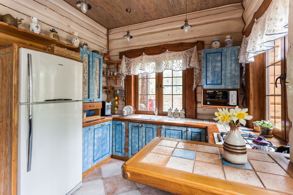 intérieur de cuisine de pays