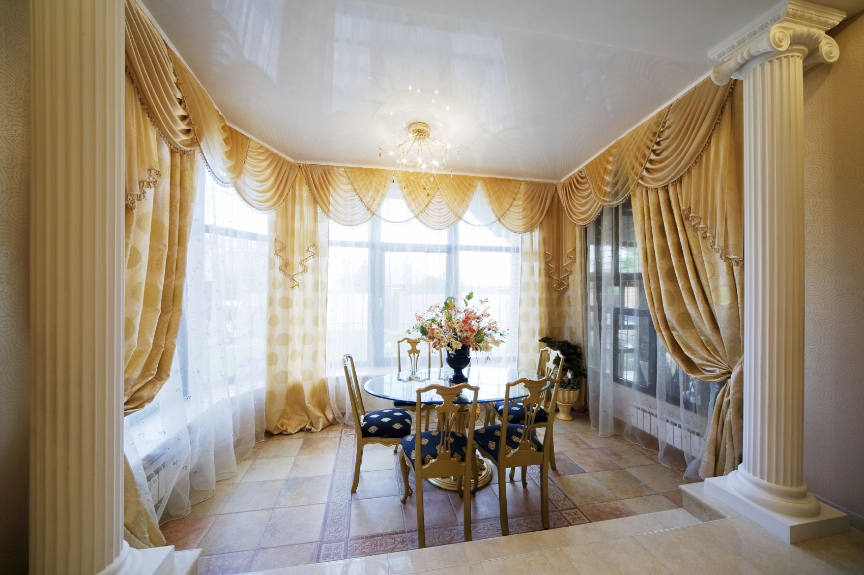 rideaux de décoration de fenêtre