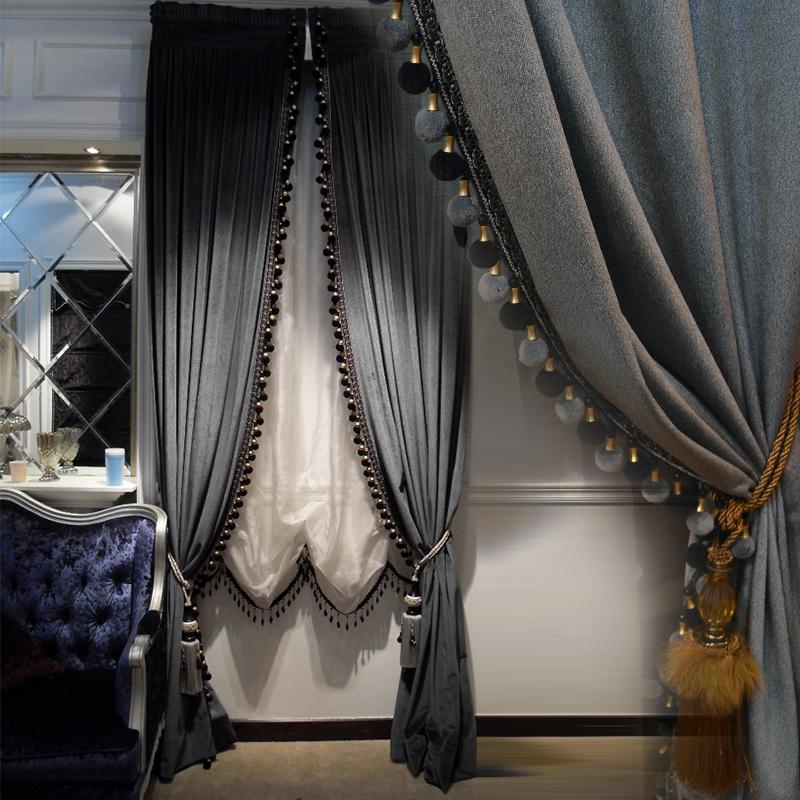 idées décoratives pour pinceaux pour rideaux