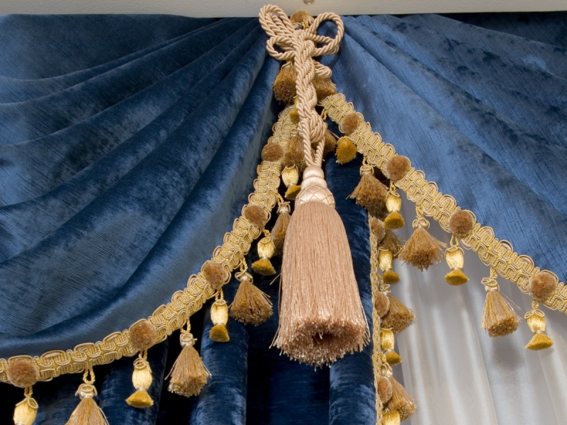 pinceaux décoratifs pour idées de décoration de rideaux