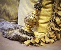 pinceaux décoratifs pour idées de décoration de rideaux