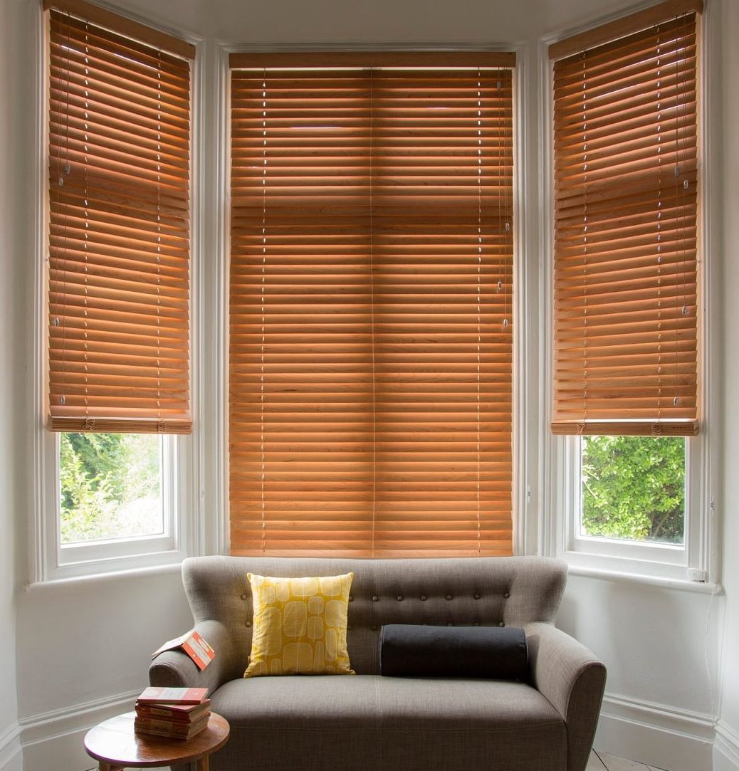 wooden curtains decor photo