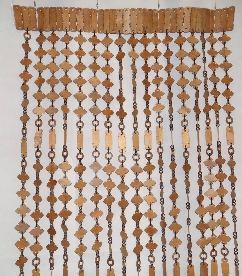 wooden curtains design photo