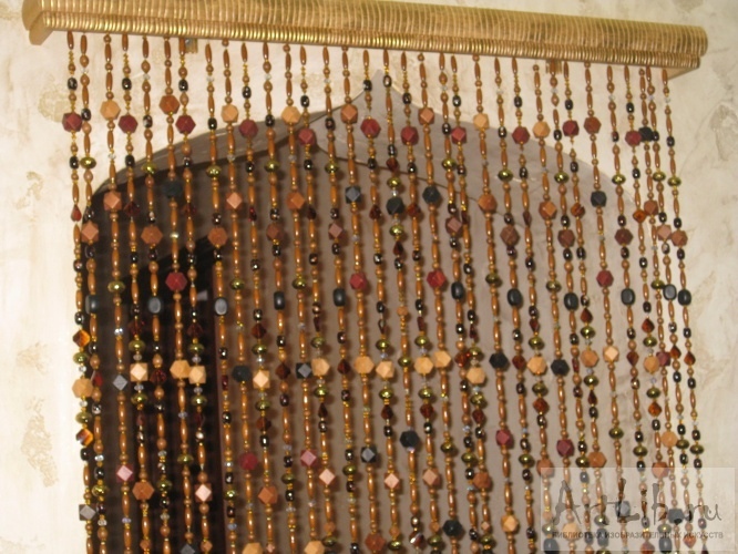 wooden curtains photo