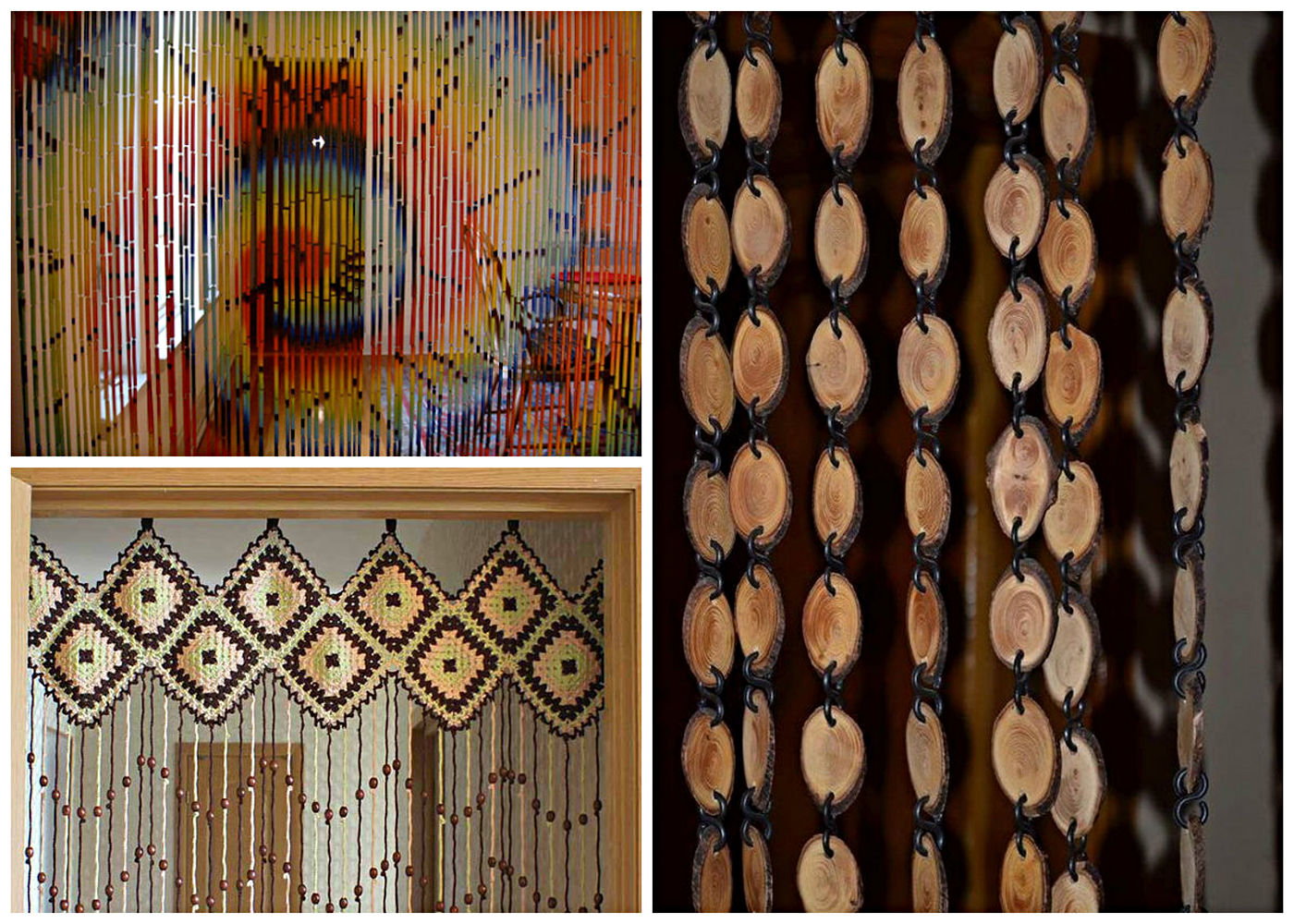 wooden curtains photo