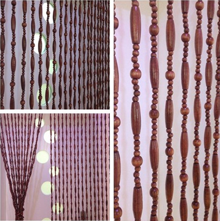 wood curtains decor ideas