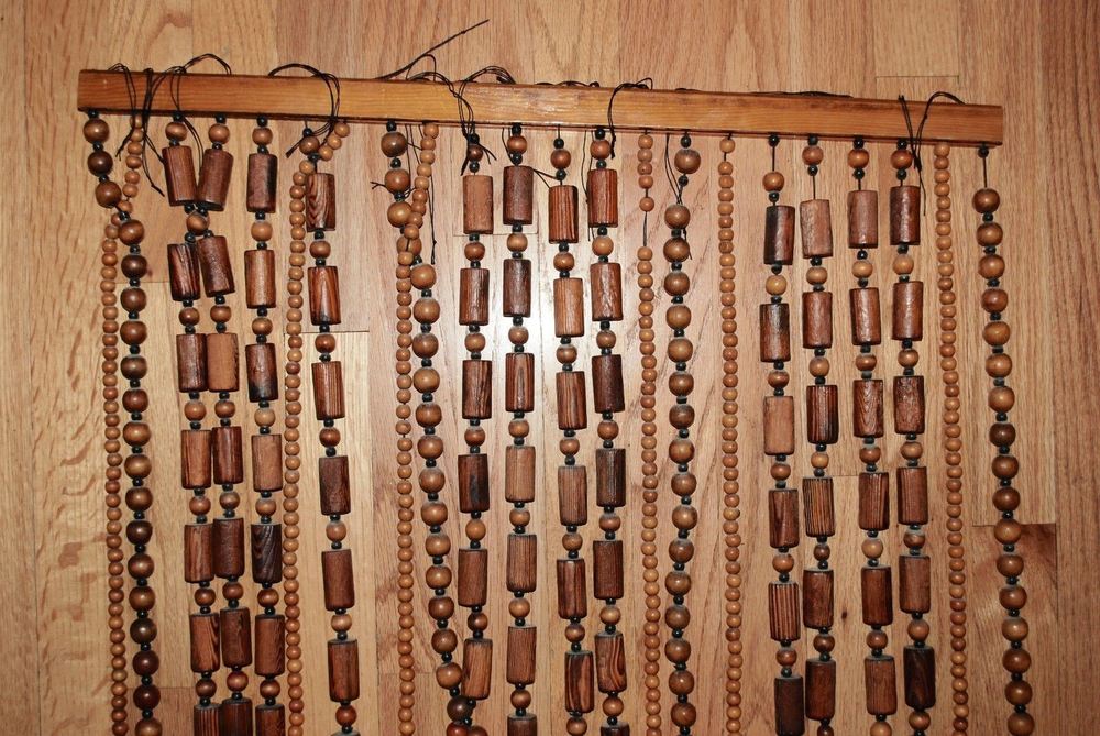 wooden curtains decoration ideas