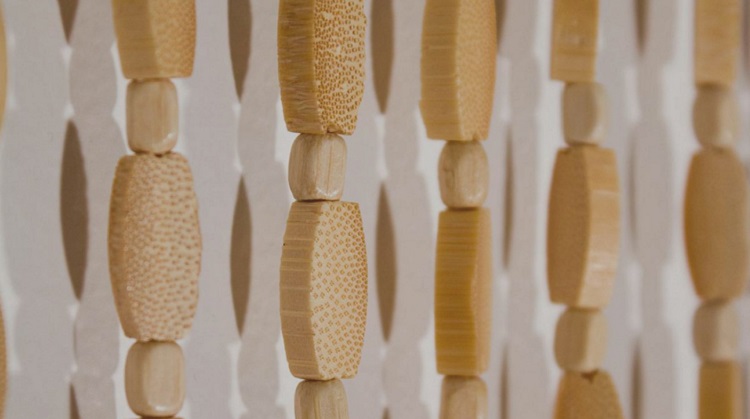 wooden curtains decoration