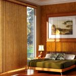 wooden vertical blinds