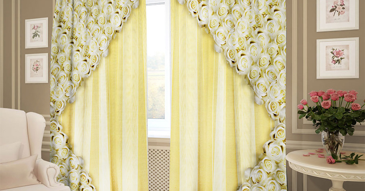 photo curtains on windows interior ideas