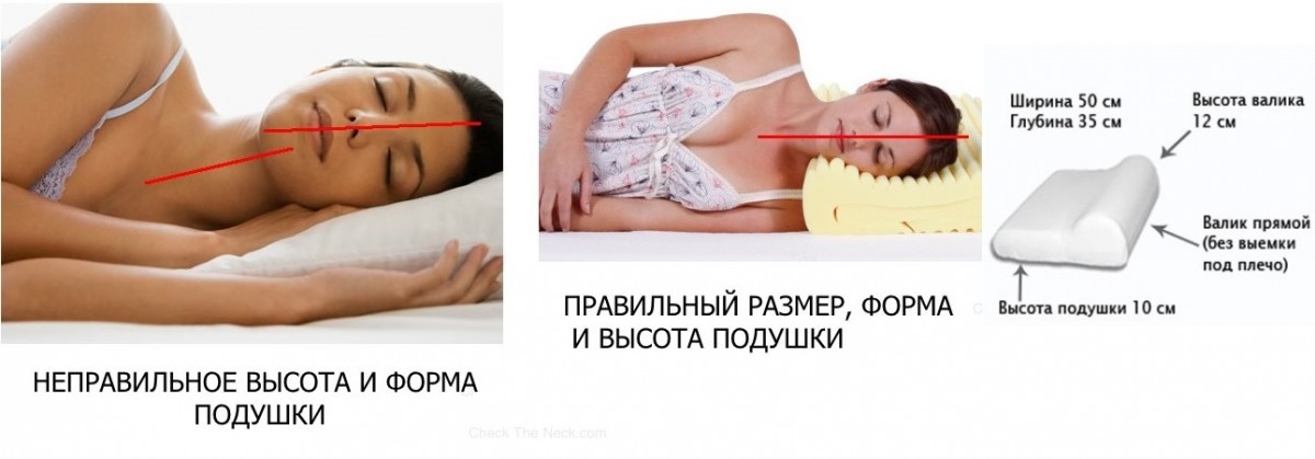 comment dormir sur un oreiller orthopédique