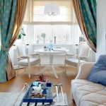 rideaux dans la conception de photo de style moderne