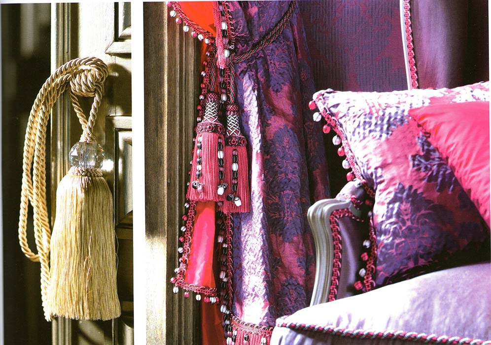 pinceaux décoratifs pour la décoration des rideaux