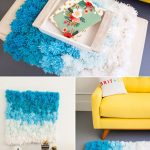 tapis de pompons décor