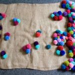 tapis d'idées de pompons