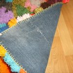 idées de design tapis pompon