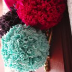 tapis de pompons photo design