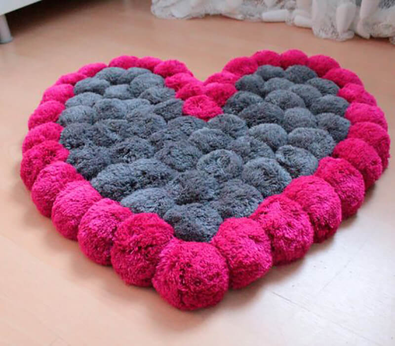 tapis coeur
