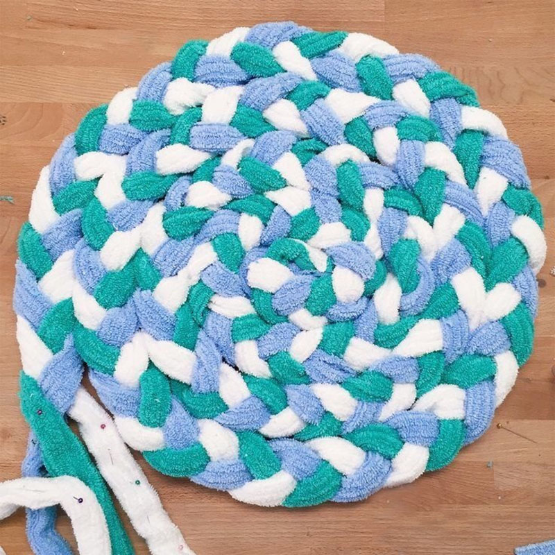 faites-le vous-même tapis tresse