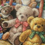 tapis photo broderie décor