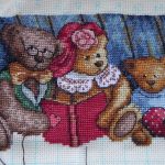 tapis photo broderie décor
