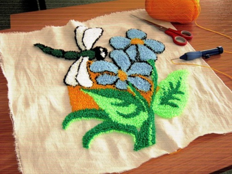 technique de broderie de tapis