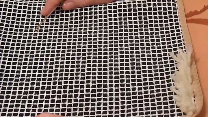 maille de broderie de tapis